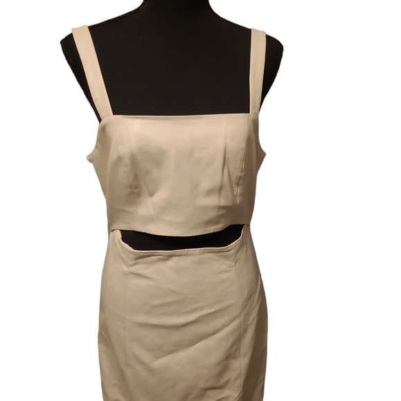 πHPπNWT 7 For All Mankind Faux Leather DressπSize Medium - Picture 2 of 12